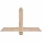 Ekena Millwork Eugene Smooth Timber Gable Bracket, Douglas Fir, 36"W x 21"H x 1 1/2"D x 3 1/2"F, 14/12 Pitch GBW036X21X0204EUG00SDF - alternate 1